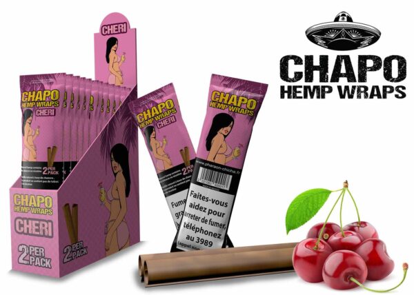 Chapo Hemp Wraps Cheri Cherry