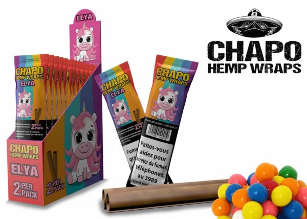 Chapo Hemp Wraps Elya Bubble Gum