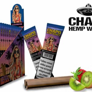 Chapo Hemp Wraps La Colombienne Strawberry Kiwi