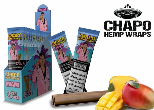 Chapo Hemp Wraps Miami Mango