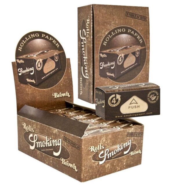 Smoking brown rolls box