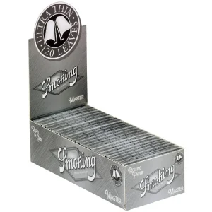 Smoking double window silver master box 25 stueck